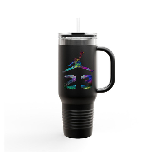 Michael Jordan Logo Galaxy Parody Unofficial Insulated Travel Mug