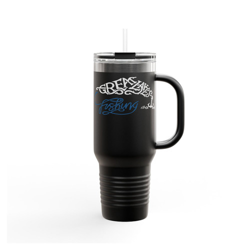 Michigan Fishing Tee 2 Insulated Travel Mug