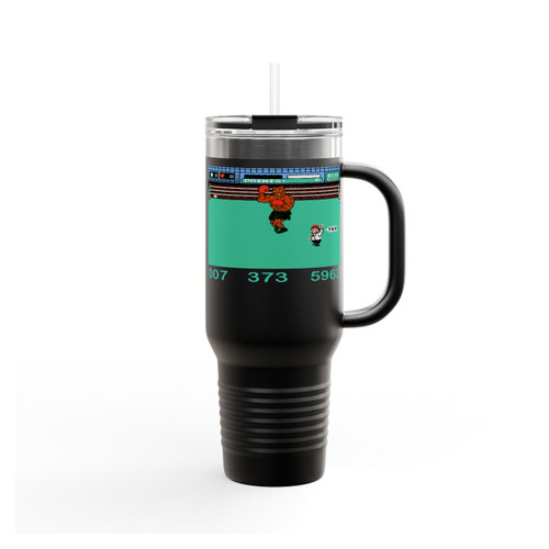 Mike Tysons Punch Out Nes Insulated Travel Mug