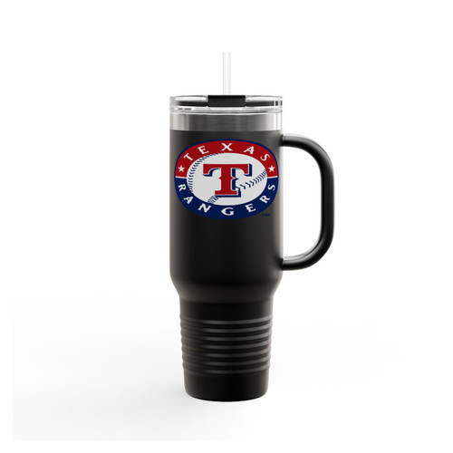Mlb Texas Rangers Team Logo Insulated Travel Mug