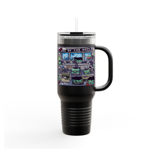 Monday Of The Dead Insulated Travel Mug