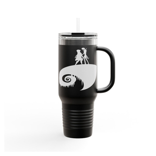 Nightmare Before Christmas Jack Sally Insulated Travel Mug