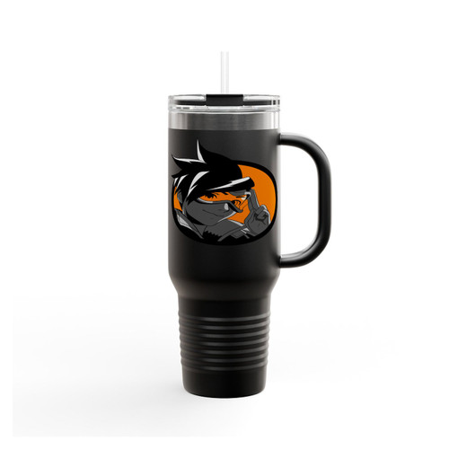 Overwatch Clipart Tracer Heroes Gaming Video Game Insulated Travel Mug