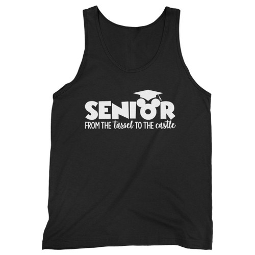 Our cotton senior tassel to the castle men tank top is perfect for those intense workouts in the gym, at practice or pickup games.