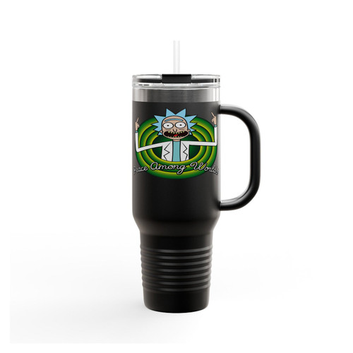 Peace Among Worlds Rick Sanchez Insulated Travel Mug