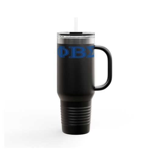 Phi Beta Sigma Greek Letters Insulated Travel Mug