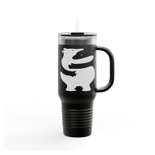 Polar Bear Hug Teddy Pooh Huggy Bear Insulated Travel Mug