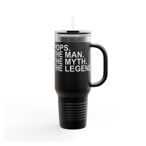 Pops The Man The Myth The Legend Funny Insulated Travel Mug