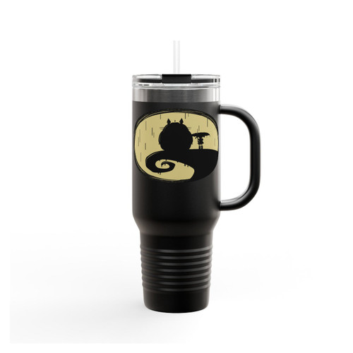 Rainy Town Totoro Insulated Travel Mug