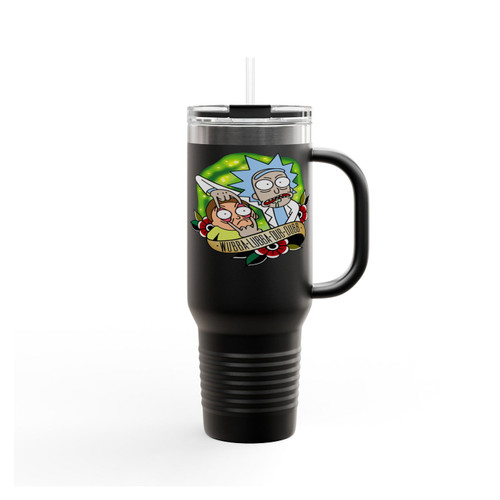 Rick And Morty Wubalubadubdub Insulated Travel Mug