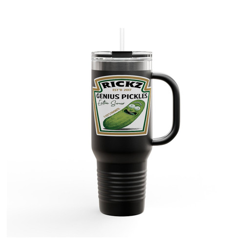 Rickz Pickles Rick And Morty Pickle Rick Solenya Heinz Insulated Travel Mug