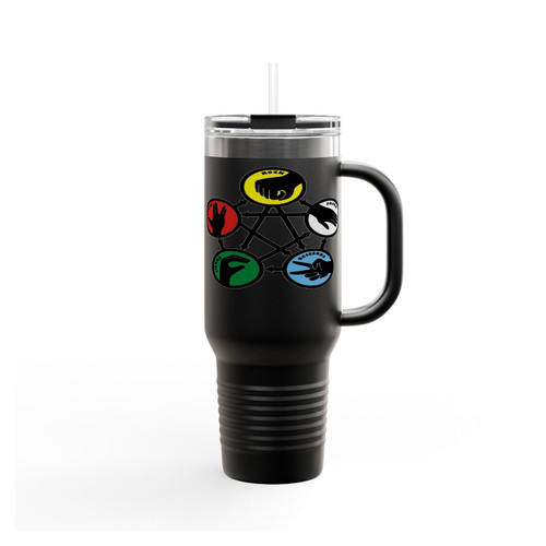 Rock Paper Scissors Game Geek Nerd Guide Funny Insulated Travel Mug