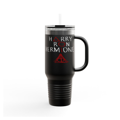 Ron Hermione Logo Insulated Travel Mug
