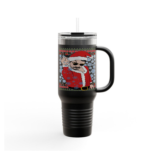 Salt Bae Santa Ugly Christmas Funny Insulated Travel Mug