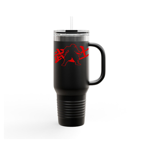 Samurai Kanji Character 1 Insulated Travel Mug