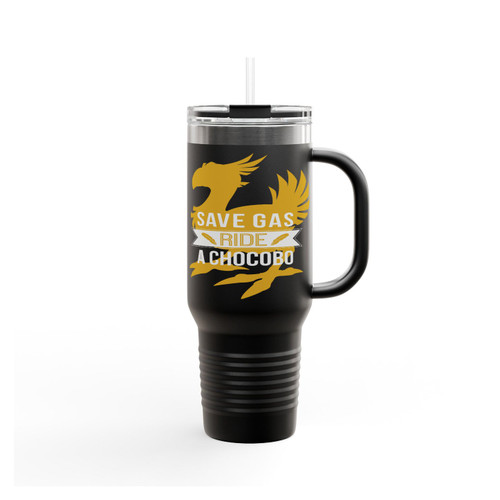 Save Gas Ride A Chocobo Final Fantasy Xv Inspired Insulated Travel Mug