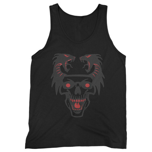Our cotton skull dragon men tank top is perfect for those intense workouts in the gym, at practice or pickup games.