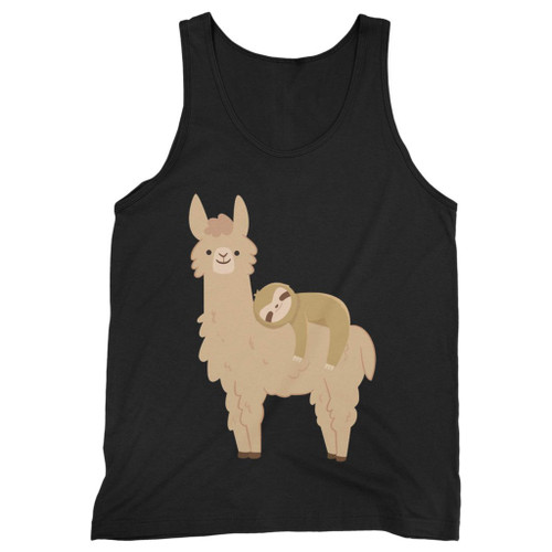 Our cotton sloth relaxing on a llama custom men tank top is perfect for those intense workouts in the gym, at practice or pickup games.
