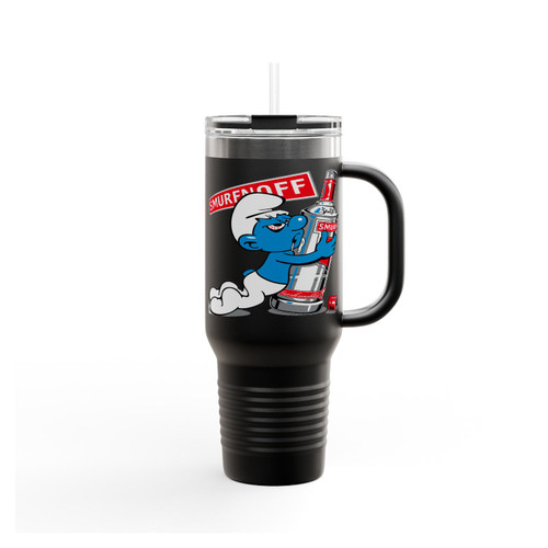 Smurfnoff Funny Cool Swag Drunk Insulated Travel Mug