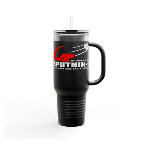 Sputnik The First Artificial Earth Satellite Insulated Travel Mug