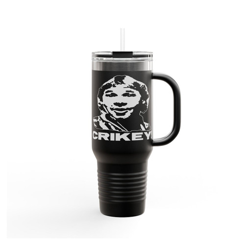 Steve Irwin Crikey Insulated Travel Mug