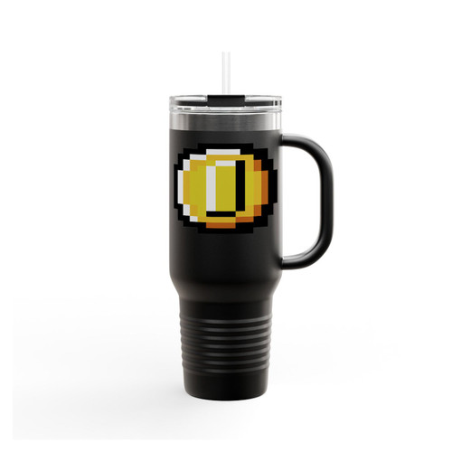 Super Mario Bros Coin Insulated Travel Mug