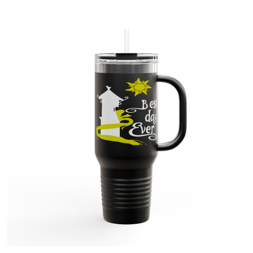 Tangled Best Day Ever Rapunzel Tower Insulated Travel Mug