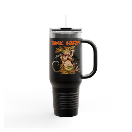 Tank Girl Features Tank Girl And Booga Insulated Travel Mug