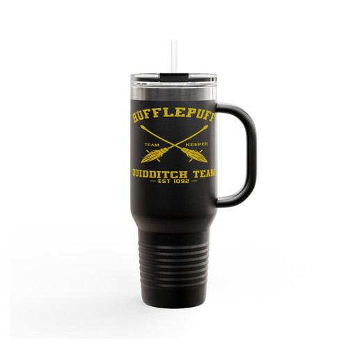 Team Hufflepuff Quidditch Harry Potter Hufflepuff House Insulated Travel Mug