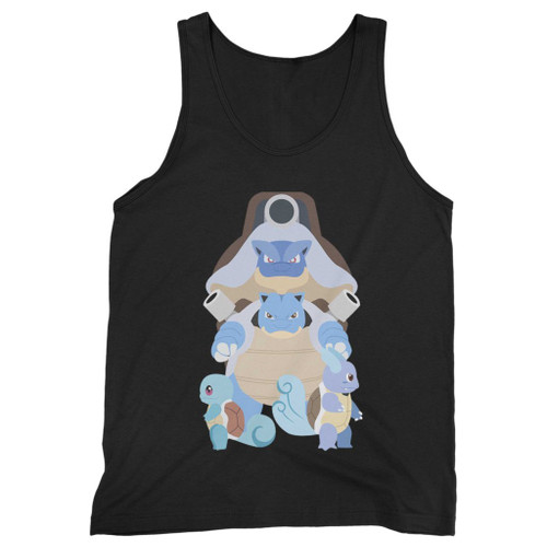 Our cotton squirtle wartortle and blastoise men tank top is perfect for those intense workouts in the gym, at practice or pickup games.