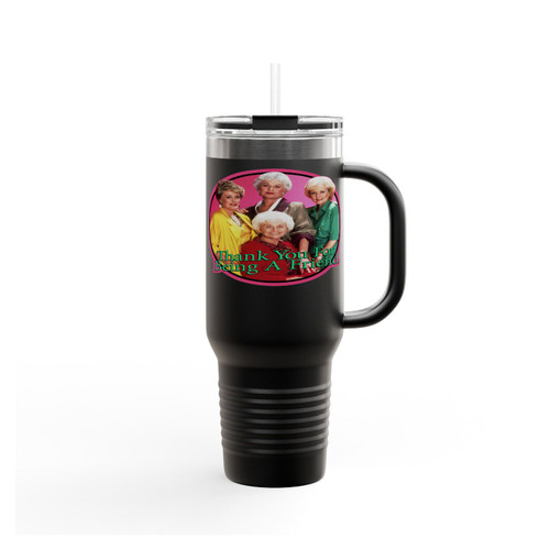 The Golden Girls Thank You For Being A Friend 80's Tv Comedy Insulated Travel Mug