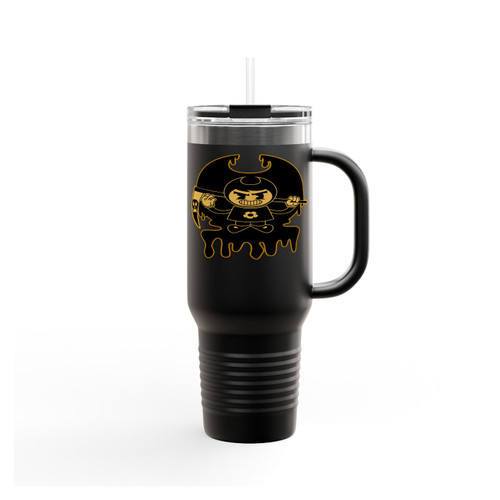 The Grim Adventures Of Mandy And The Ink Machine Insulated Travel Mug