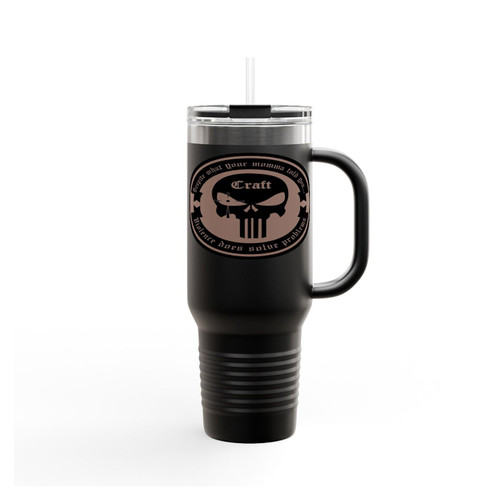The Lost Military Style Shoulder Patch Insulated Travel Mug