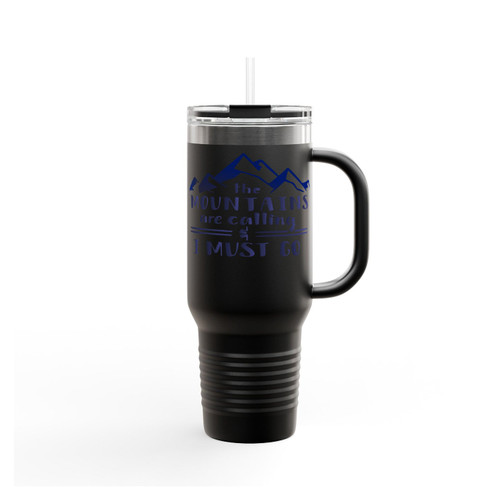 The Mountains Are Calling And I Must Go 1 Insulated Travel Mug