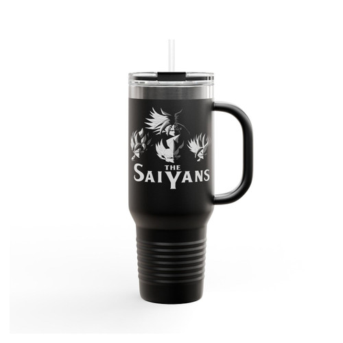 The Saiyans Dragon Ball Z Classic Gamer Insulated Travel Mug