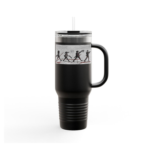 The Walking Dead Daryl Dixon Rick Grimes Michonne Abbey Road Insulated Travel Mug