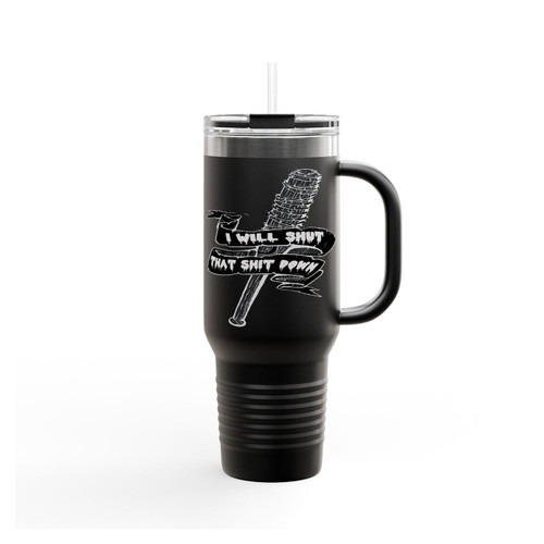 The Walking Dead Negan's Bat Lucille I Will Shut That Down 2 Insulated Travel Mug