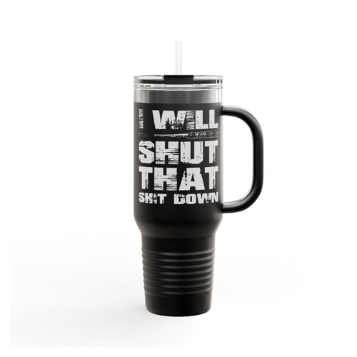 The Walking Dead Negan's Bat Lucille Will Shut That Shit Down Insulated Travel Mug
