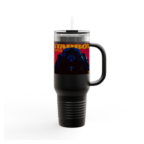 The Weeknd Starboy Poster Insulated Travel Mug