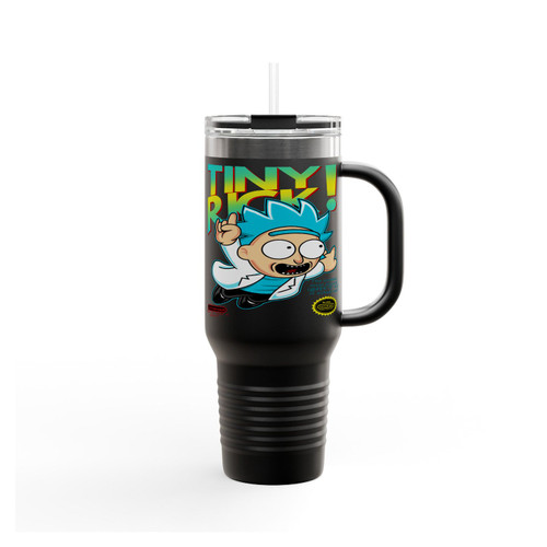 Tiny Rick Comedy Rick & Morty Insulated Travel Mug
