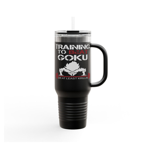 Training To Best Goku Insulated Travel Mug