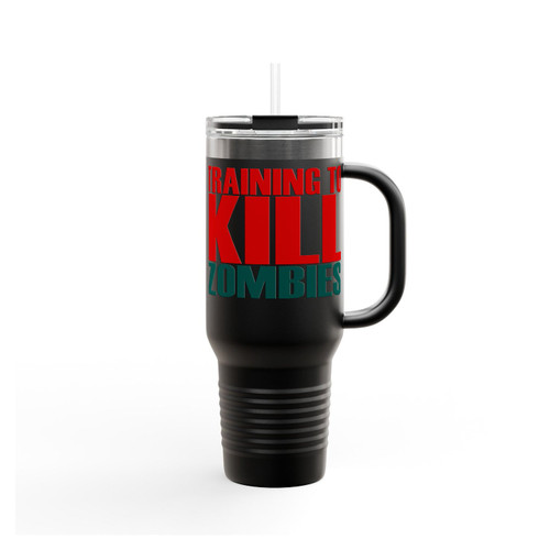 Training To Kill Zombies Insulated Travel Mug