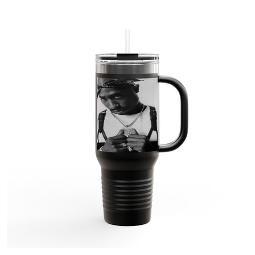 Tupac 2Pac Shakur Rap Urban Hip Hop Insulated Travel Mug