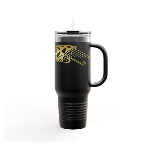 Umbrella Rain Retro Tattoo 2 Insulated Travel Mug