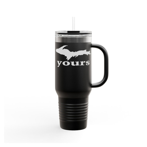 Up Yours Michigan Peninsula Insulated Travel Mug