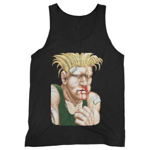 Our cotton street fighter ii guile defeated men tank top is perfect for those intense workouts in the gym, at practice or pickup games.