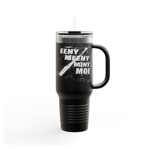 Walking Dead Inspired Eeny Meeny Miny Moe Insulated Travel Mug