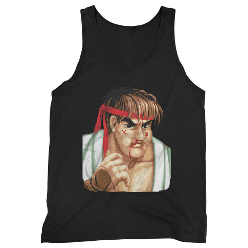 Our cotton street fighter ii ryu defeated men tank top is perfect for those intense workouts in the gym, at practice or pickup games.