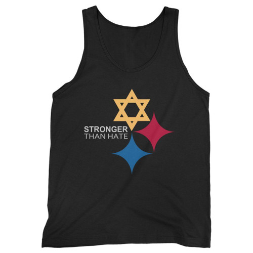Our cotton stronger than hate men tank top is perfect for those intense workouts in the gym, at practice or pickup games.