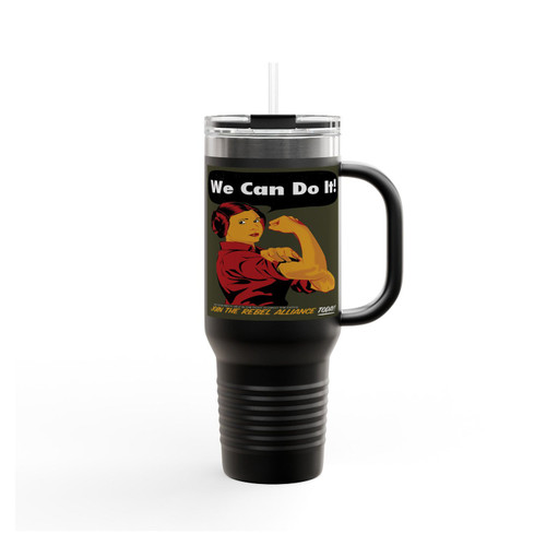 We Can Do It Leia The Riveter Insulated Travel Mug